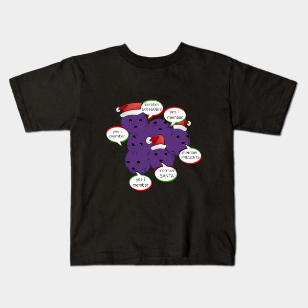 Member ChristmaS Kids T-Shirt by iskybibblle